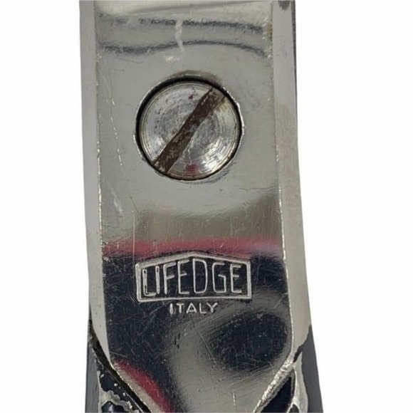 Lifedge 9” Sewing Scissors 6780 Forged Steel Italy Vintage Craft Collector - Picture 4 of 5